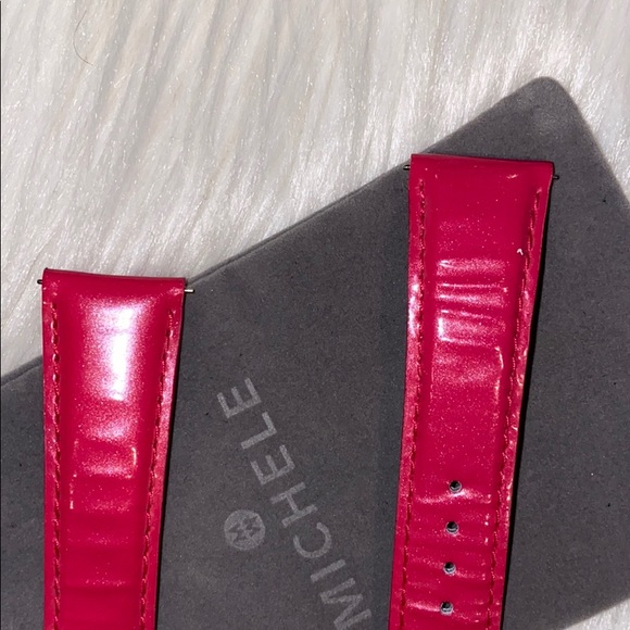 20mm Michele Patent Leather Strap - Picture 3 of 5